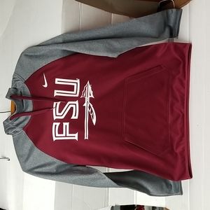 Nike Therma-fit FSU Men's sz M Sweatshirt w/hoodie